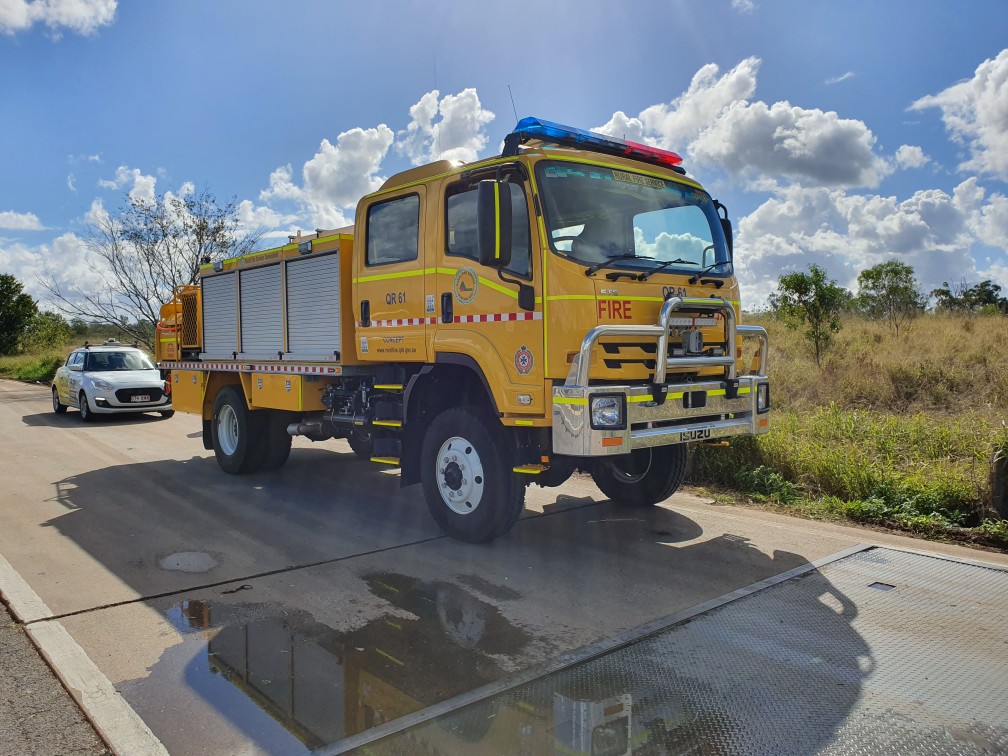 Yellow Fire Truck Relocation